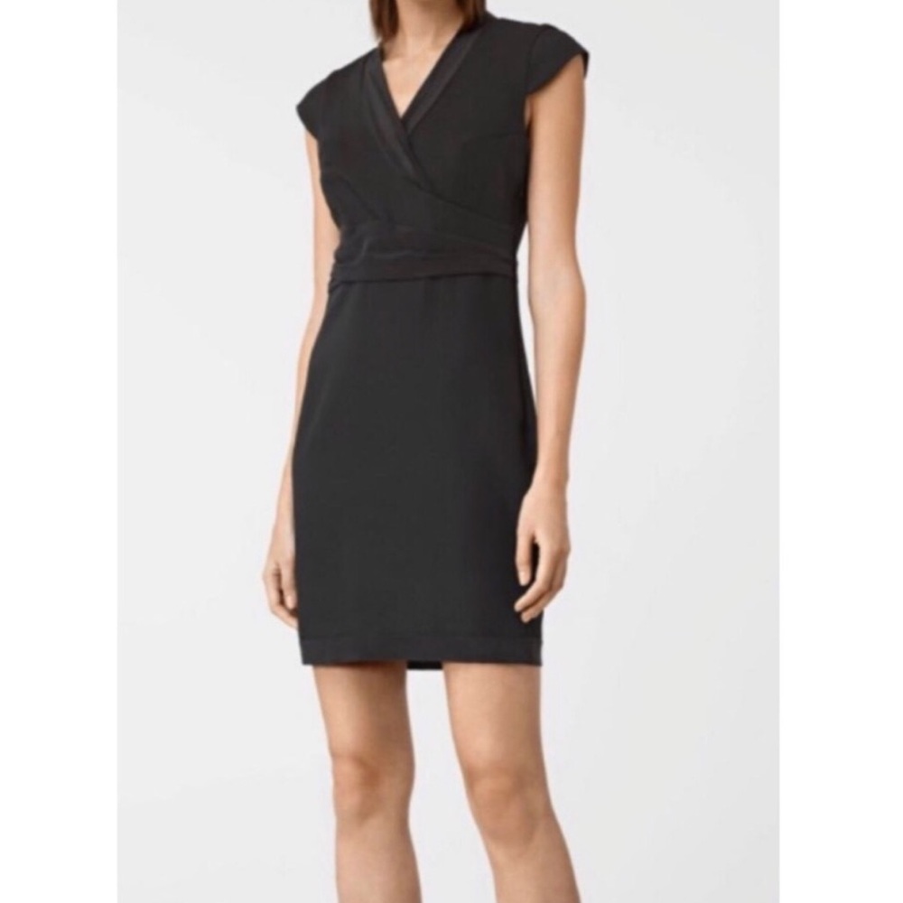 Black All Saints cocktail dress, NWT, size 6